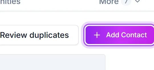Adding from here fills the company in for you.