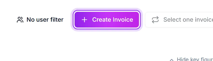 The Create Invoice control