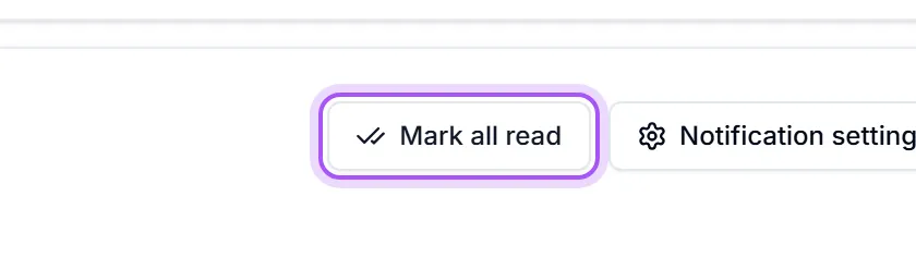 The Mark all read control