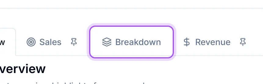 The Breakdown control