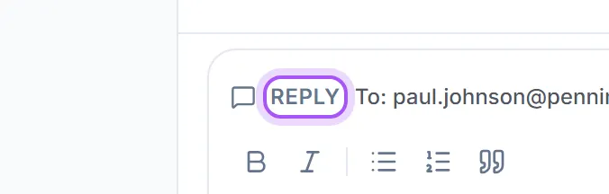The Reply control